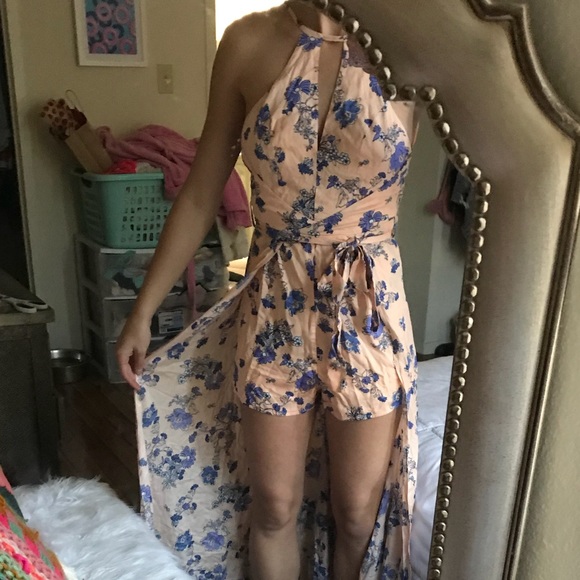 Dresses & Skirts - Romper maxi dress
